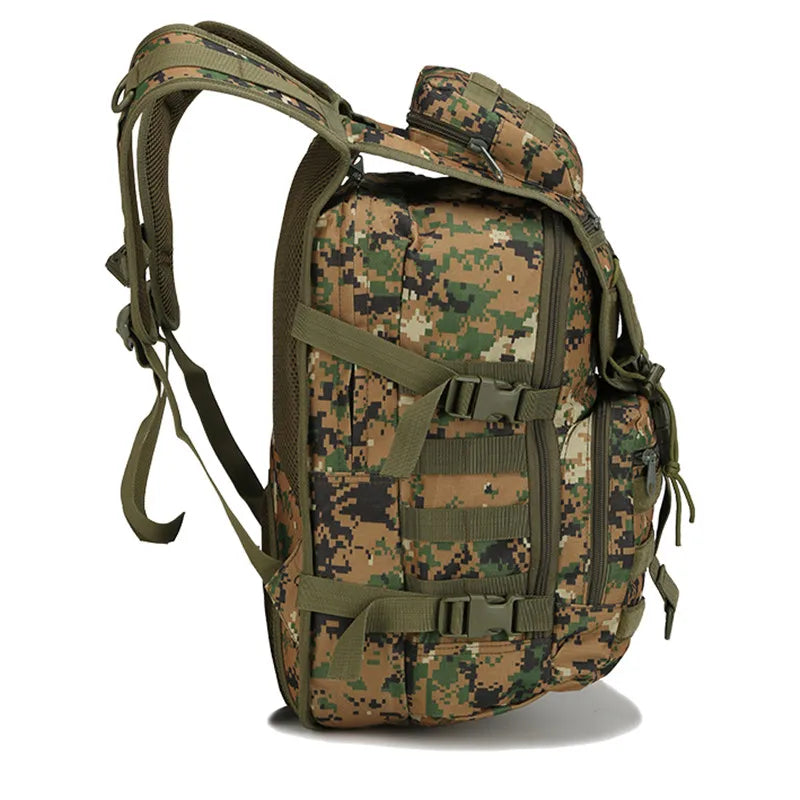 2024 New Outdoor Backpack Tactical Backpack Waterproof Mountaineering Bag Hiking Camouflage Backpack Wear-Resistant Backpack