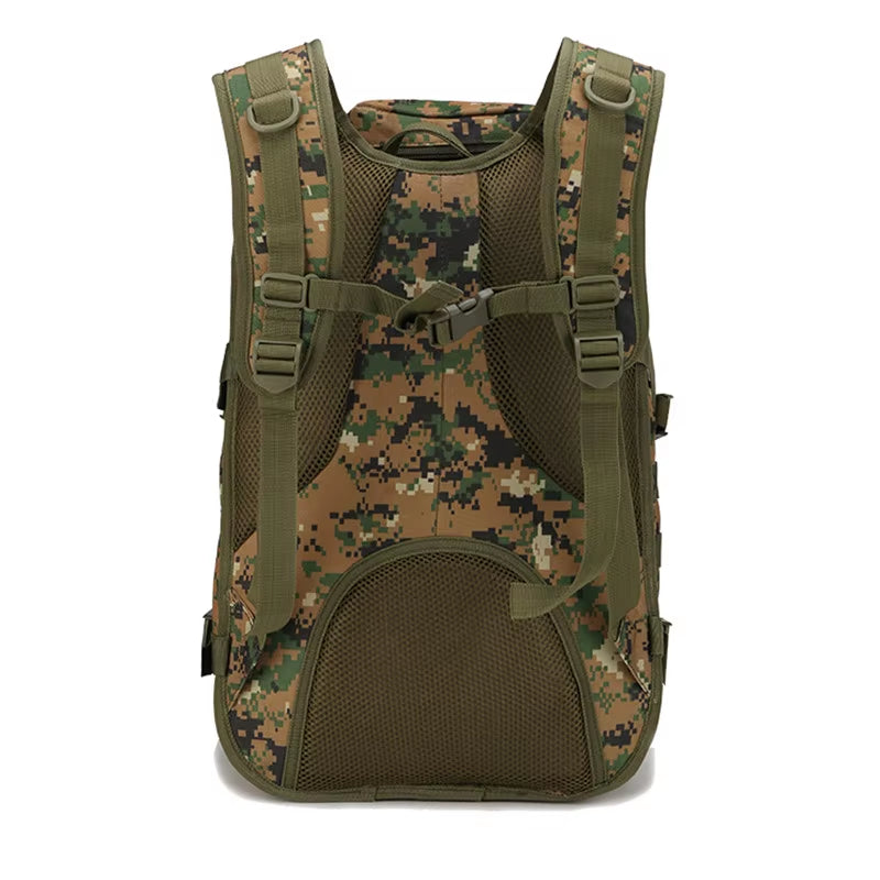 2024 New Outdoor Backpack Tactical Backpack Waterproof Mountaineering Bag Hiking Camouflage Backpack Wear-Resistant Backpack