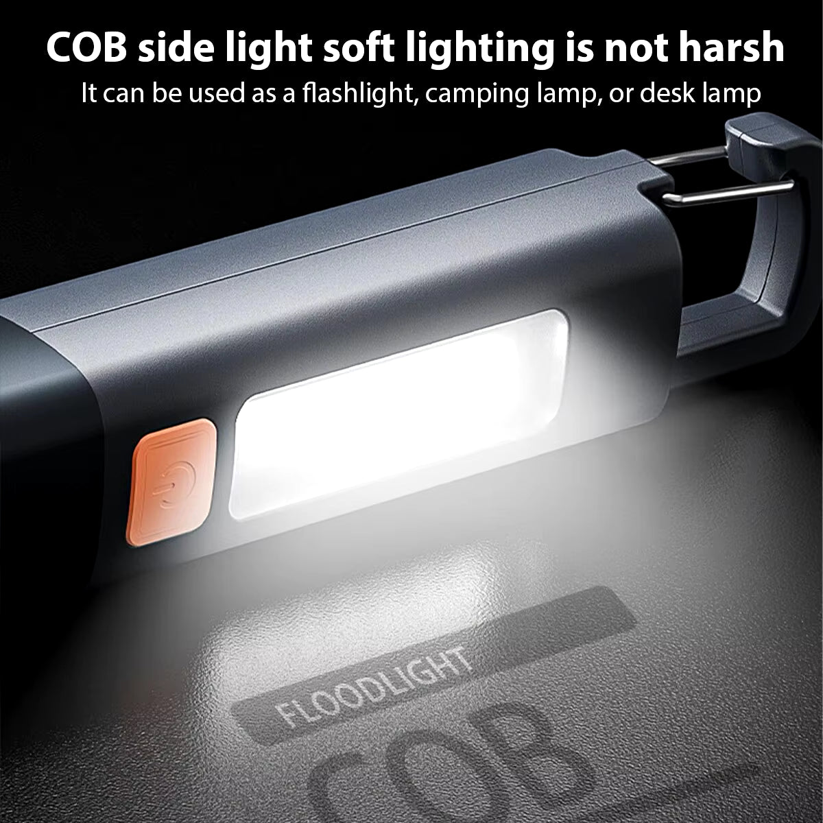 Strong Lighting ABS Flashlight