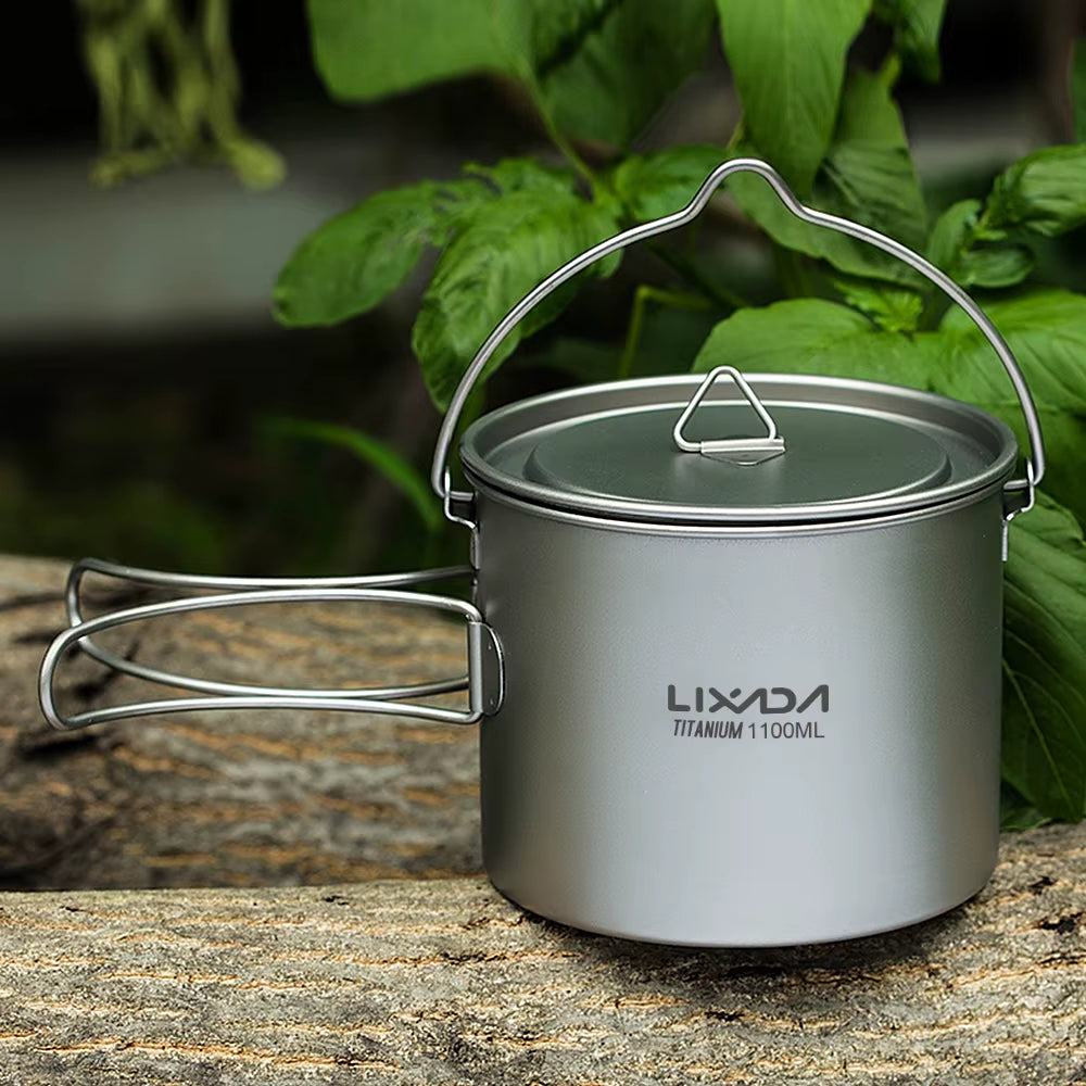 Lixada Titanium Cookware Set