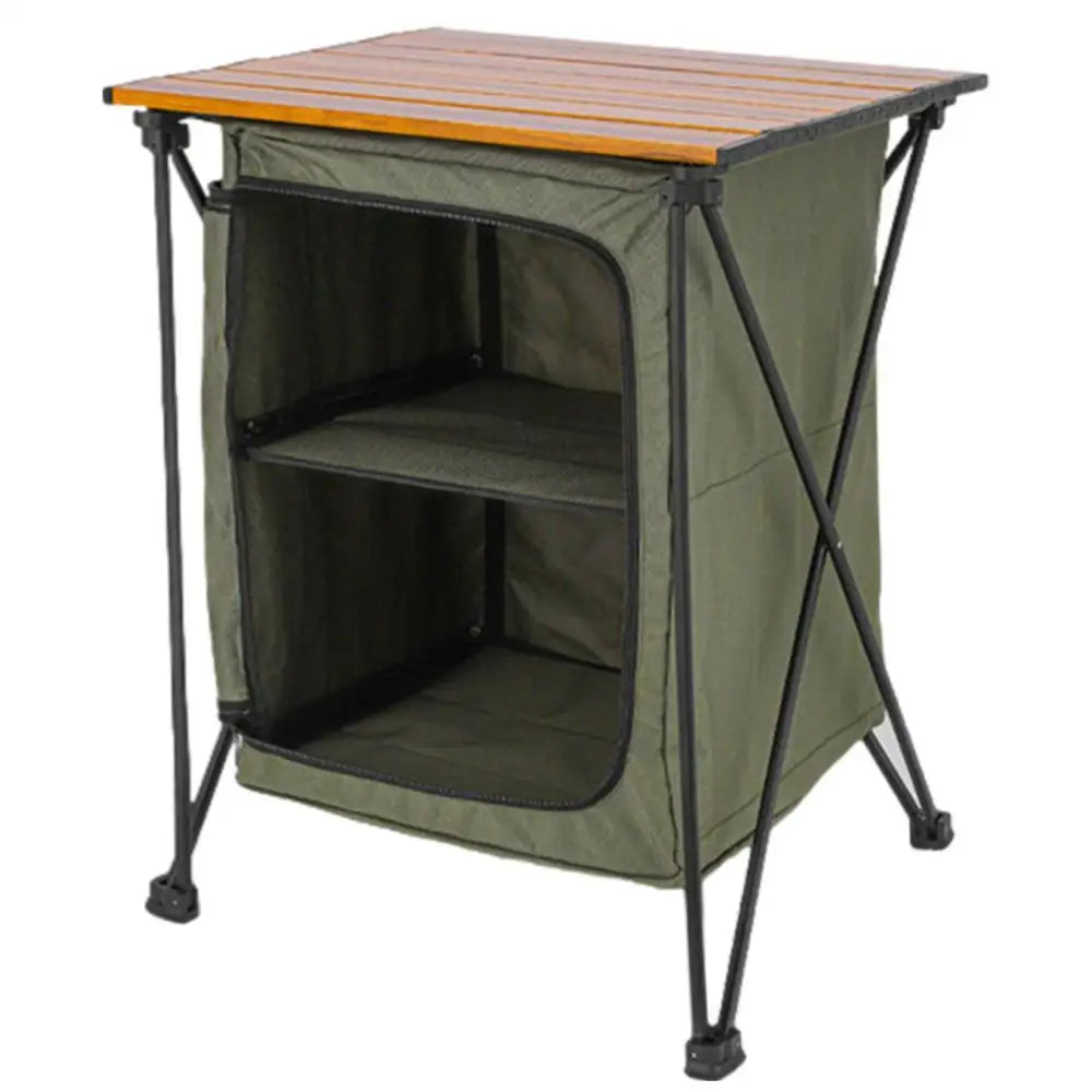 Foldable Outdoor Camping Storage Cabinet