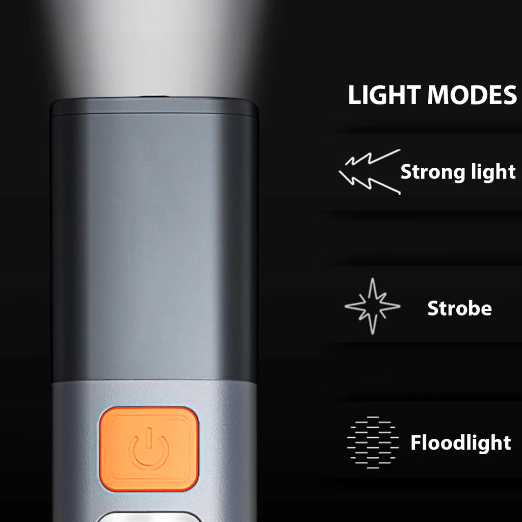 Strong Lighting ABS Flashlight