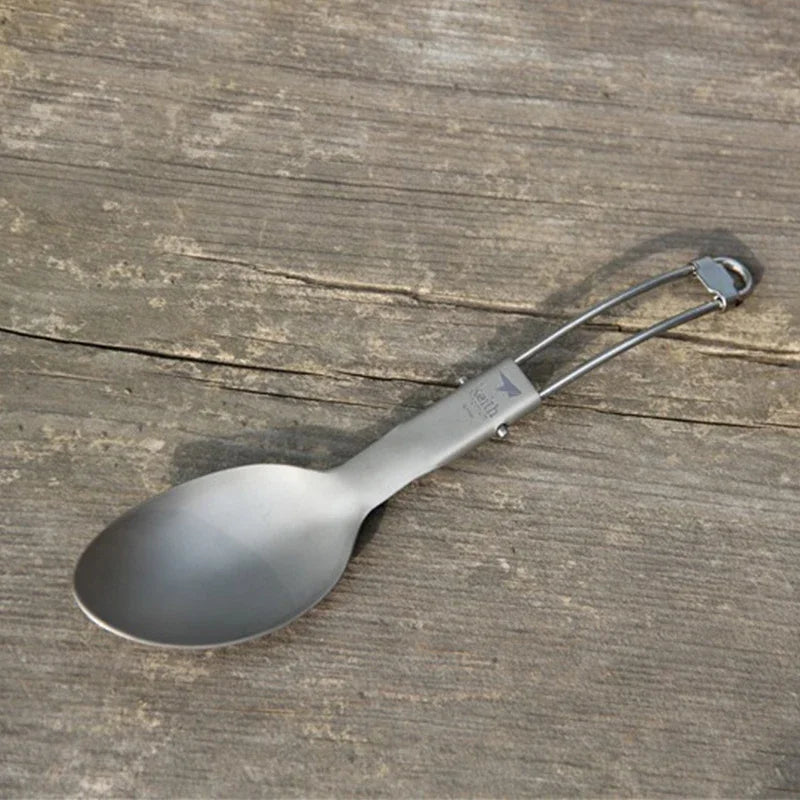 Lightweight Portable Titanium Camping Spoon