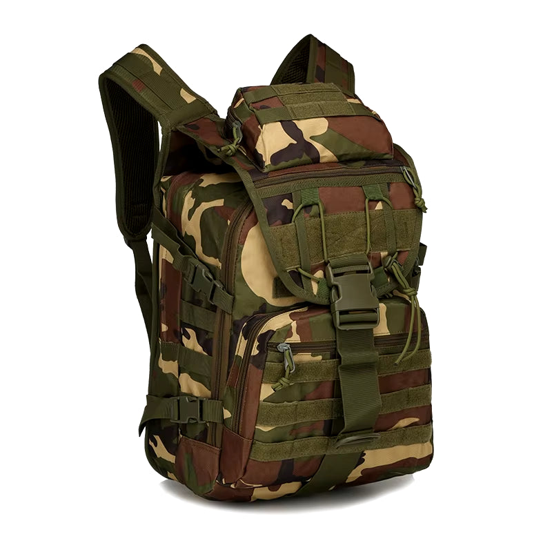 2024 New Outdoor Backpack Tactical Backpack Waterproof Mountaineering Bag Hiking Camouflage Backpack Wear-Resistant Backpack