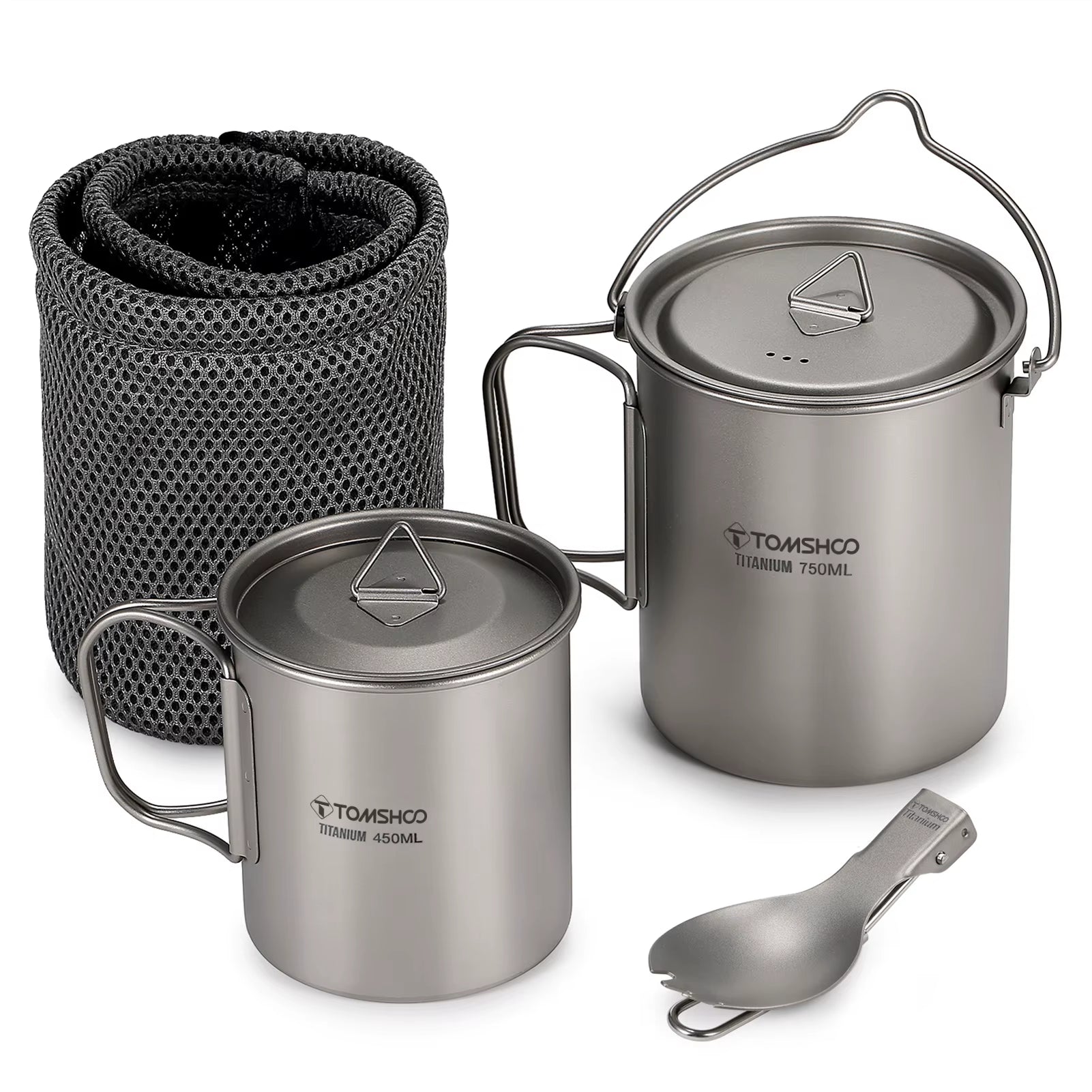 3 PCS Titanium Cookware Set