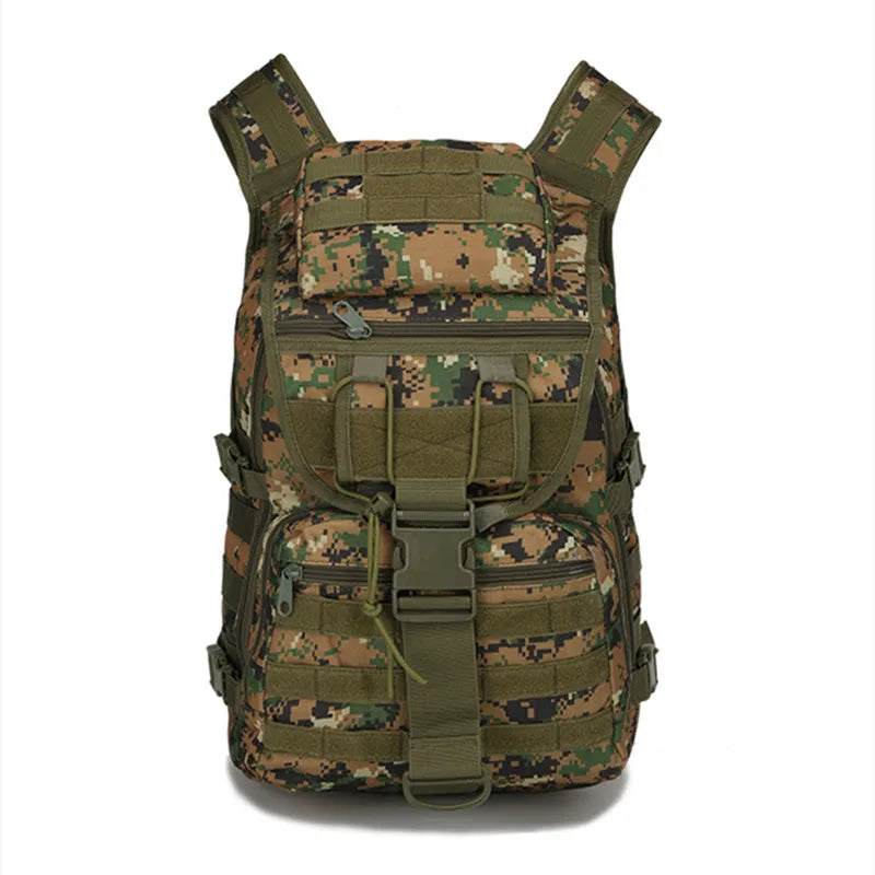 2024 New Outdoor Backpack Tactical Backpack Waterproof Mountaineering Bag Hiking Camouflage Backpack Wear-Resistant Backpack