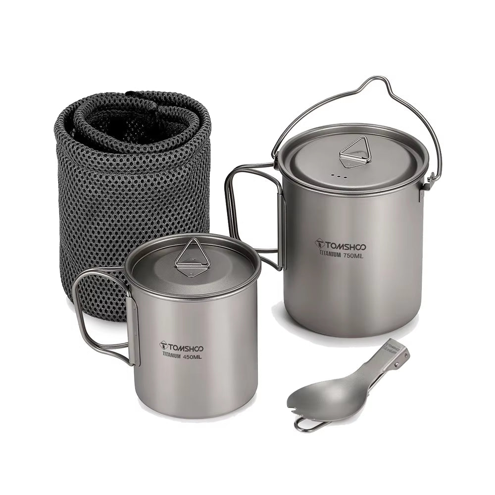 3 PCS Titanium Cookware Set