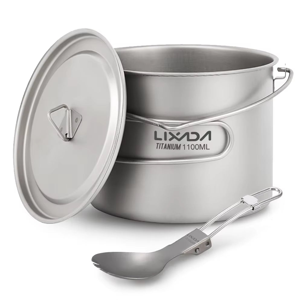 Lixada Titanium Cookware Set
