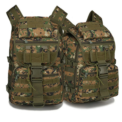 2024 New Outdoor Backpack Tactical Backpack Waterproof Mountaineering Bag Hiking Camouflage Backpack Wear-Resistant Backpack