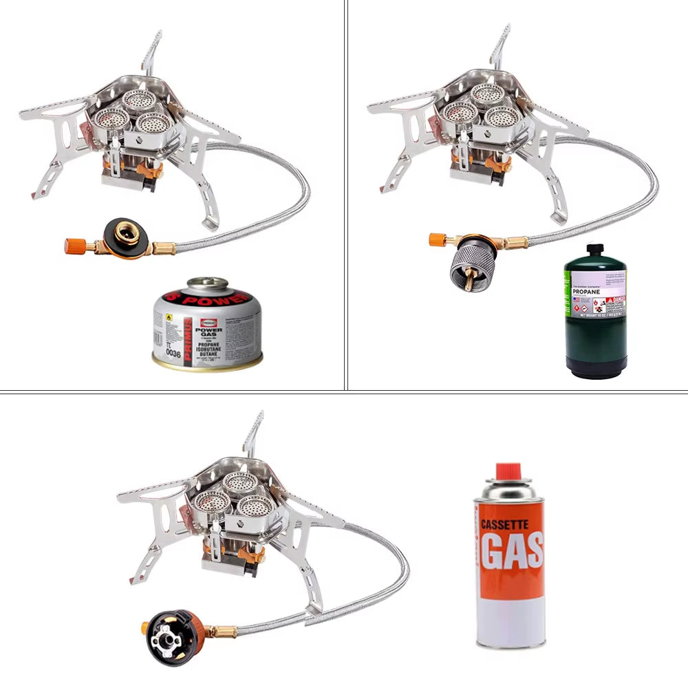 3 Heads Gas Stove