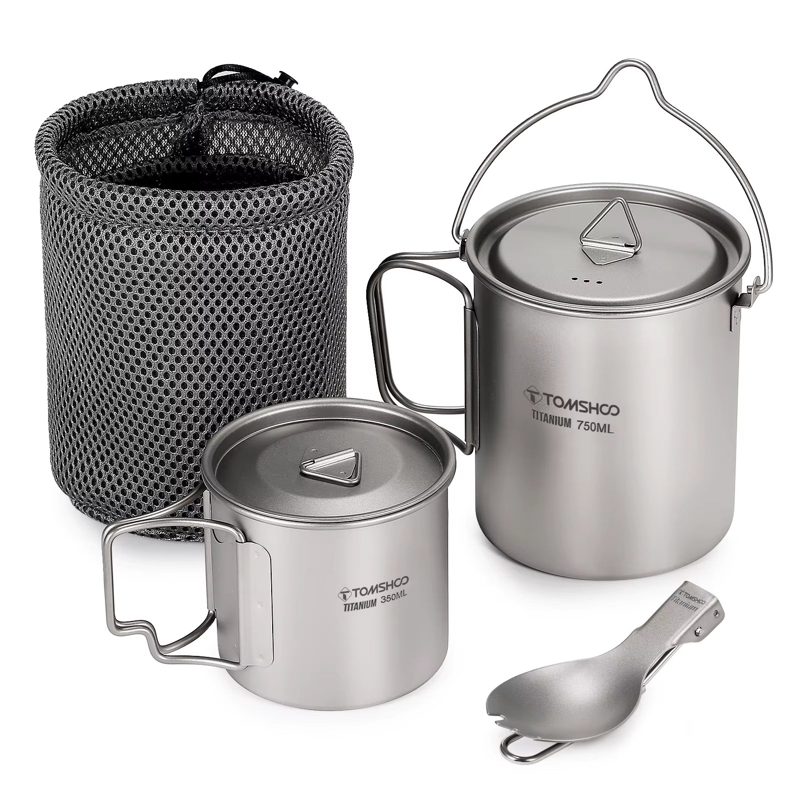 3 PCS Titanium Cookware Set