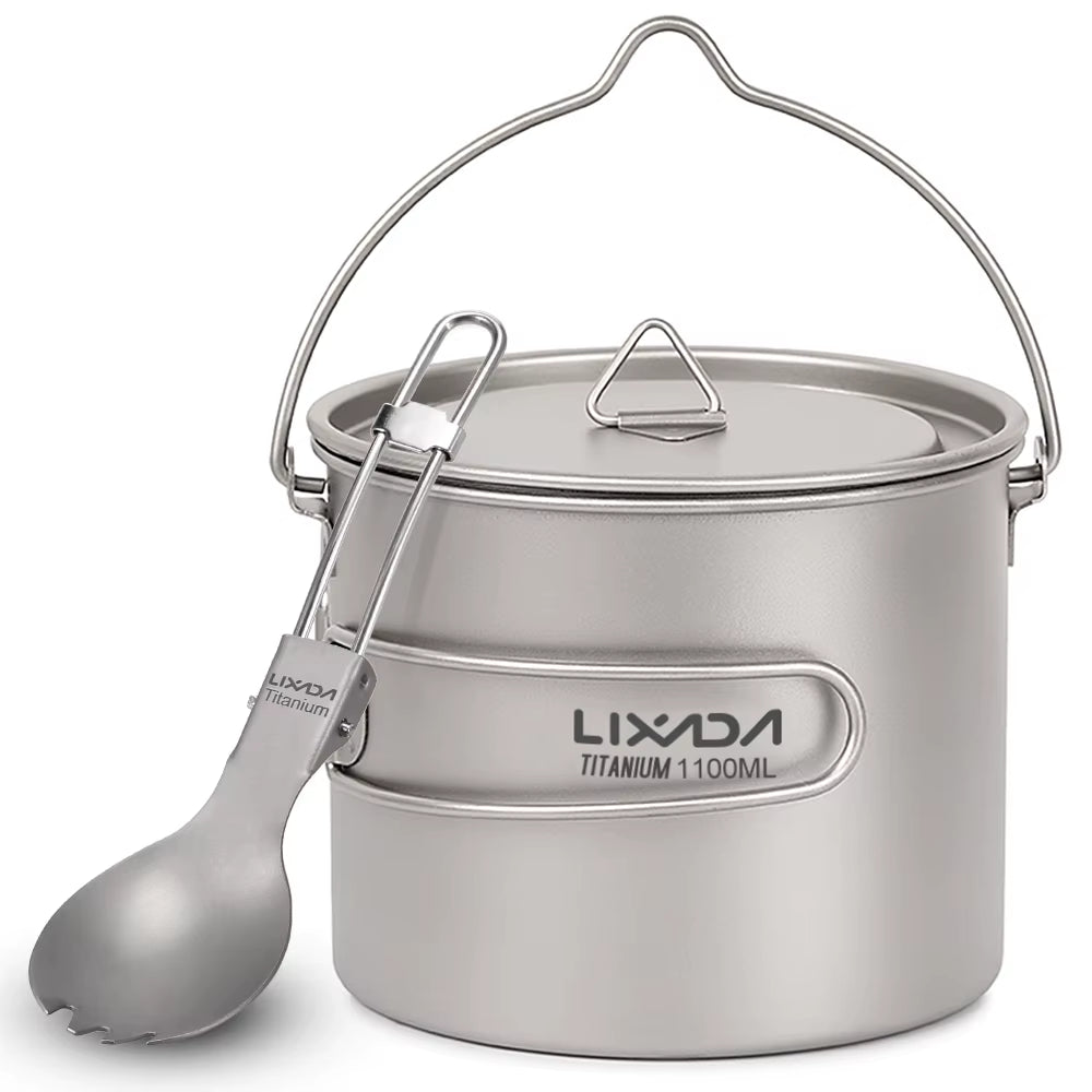 Lixada Titanium Cookware Set